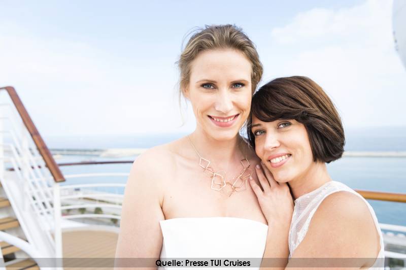 TUI Cruises lesbische Hochzeit