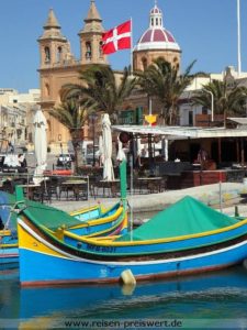 Urlaub - der Hafen von Malta - Schiffe Boote