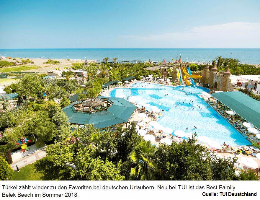 Nachfrage steigt - Rabatte und Familenpreise in der Türkei - Im Sommer Urlaub im Best Family Belek Beach in der Türkei