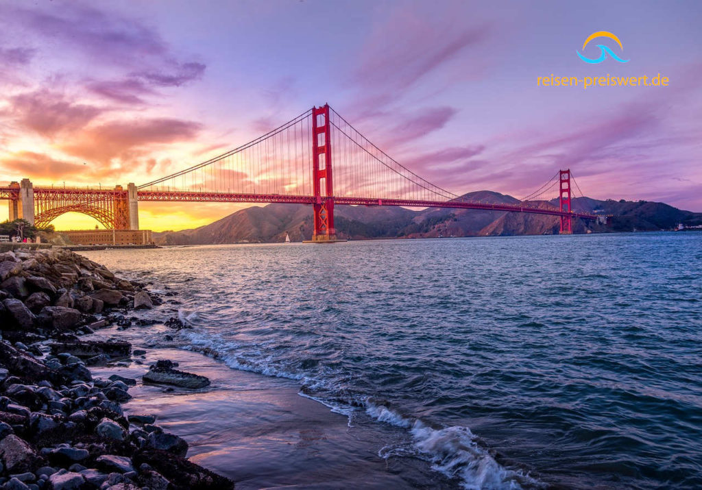 Die Golden Gate Brücke in San Francisco