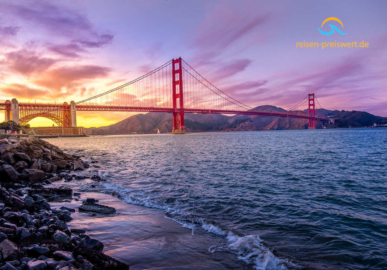 USA - rote Golden Gate Bridge San Francisco